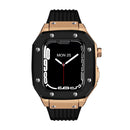 Luxury Rubber Stainless Steel Cover for Apple iWatch Series