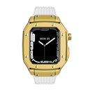 Luxury Rubber Stainless Steel Cover for Apple iWatch Series