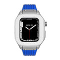 Luxury Rubber Stainless Steel Cover for Apple iWatch Series
