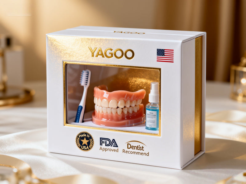 🔥BLACK FRIDAY SALE Ends Today: 70% OFF! Yagoo™ Custom Custom-Fit Full Functional Dentures – FDA-Certified