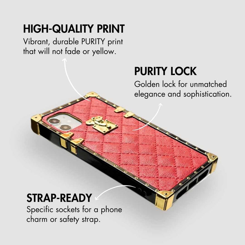 Samsung Case "Red Leather"
