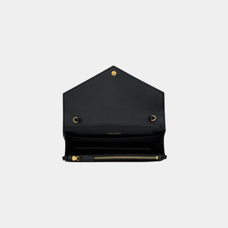 YL- Envelope Chain Wallet In Lambskin