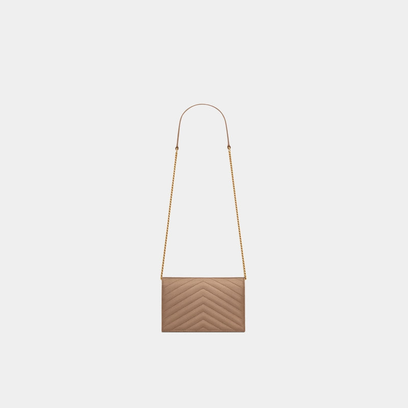 YL- Envelope Chain Wallet In Lambskin