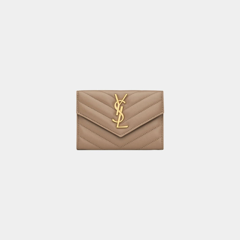 C-m Quilted Lambskin Small Wallet